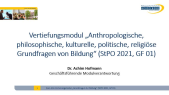 thumbnail of medium Kurz-Info Vertiefungsmodul "Grundfragen der Bildung" (Dr. Achim Hofmann)