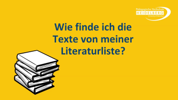 thumbnail of medium Wie finde ich Texte von meiner Literaturliste?