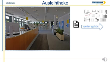 thumbnail of medium Die Räume der Bibliothek kennenlernen